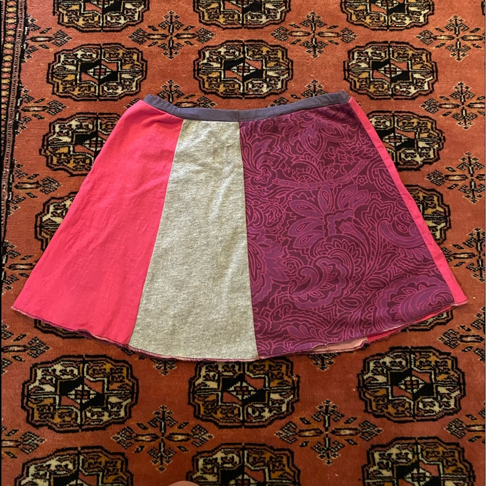 Hello Kitty Handmade Reworked Mini Skirt - Picture 2 of 3